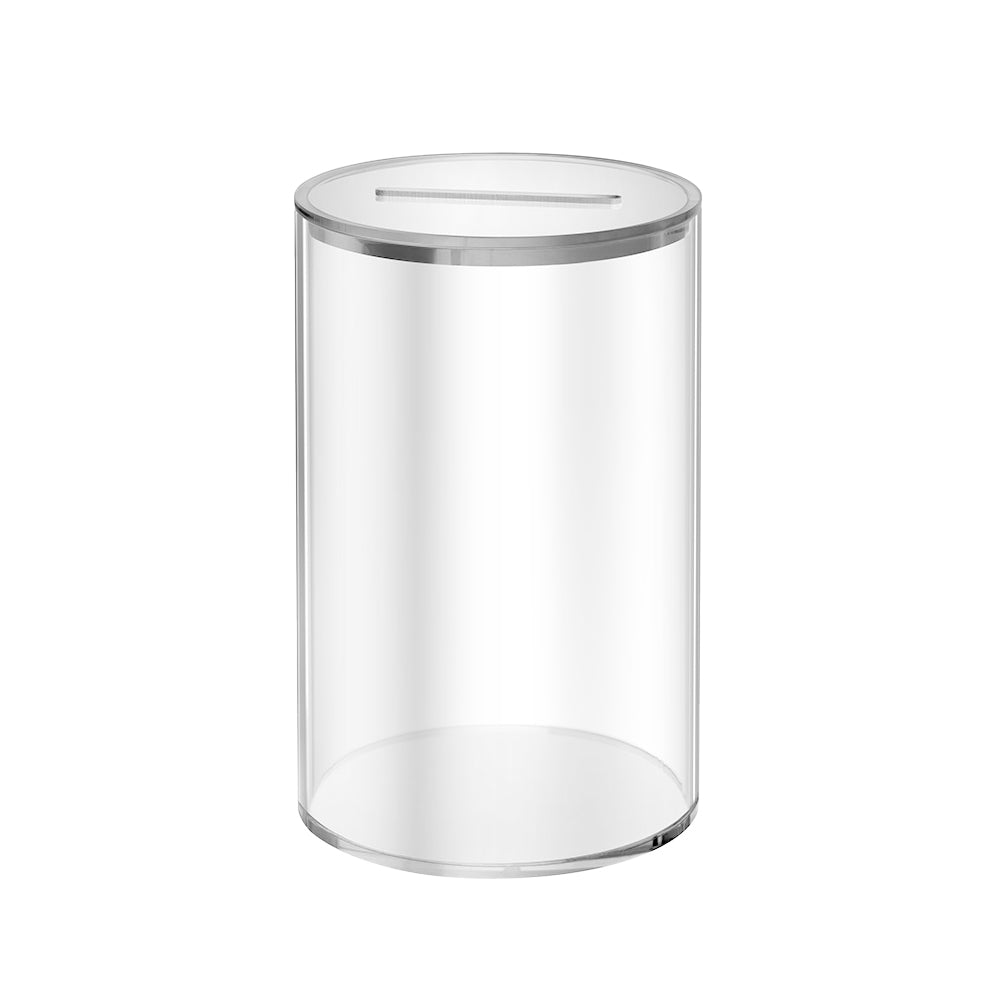 Acrylic Rounded Money Saving Jar Openable Savings Bank