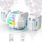 Rechargeable Bubble Machine with RGB Lights for Parties Weddings Events