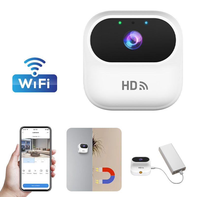 Mini WiFi Camera 1080P HD Vlog Pocket Camera