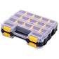 34 Grid Double Sided Tool Organizer Box for Screws Nuts and Small Parts