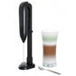 Rechargeable Handheld Milk Frother with Stand for Coffee Lattes Cappuccinos