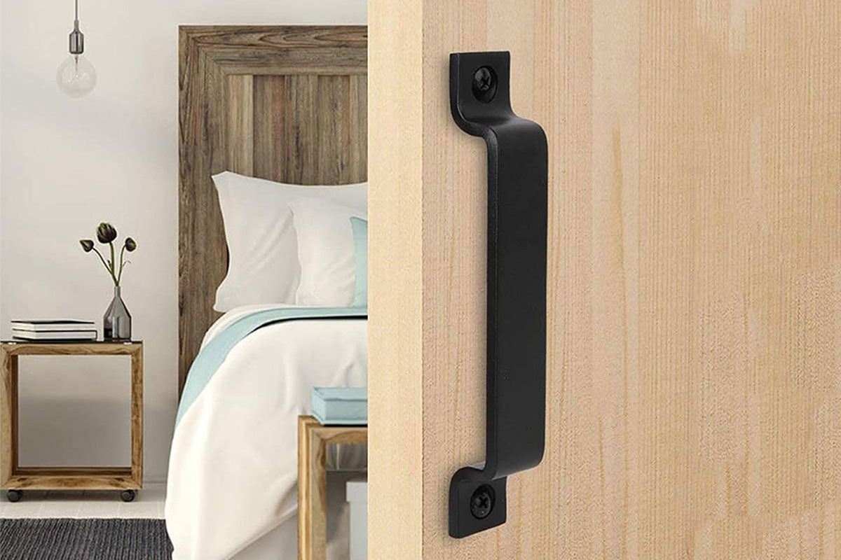 Iron Alloy Barn Door Handle Sliding Gate Handle For Garage Closet Drawer