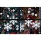 3Pcs LED Lights Snowflake Window Suction Cup Decoration