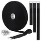 Self Gripping Hook and Loop Tie Nylon Cable Strap with Metal Buckles