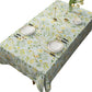 PVC Waterproof Oil Proof Tablecloth Clean Dining Cover-Style 1