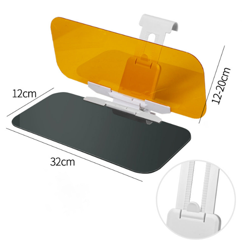 2-in-1 Sun Visor Extender for Day and Night Anti-Glare and UV Protection