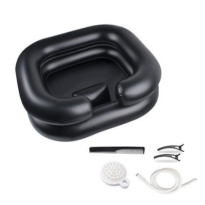 Portable Inflatable Shampoo Basin Bowl Sink for Haircut Dye Hair Wash