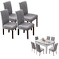 4Pcs Stretch Dining Chair Cover Chair Slipcover Dining Chair Protector