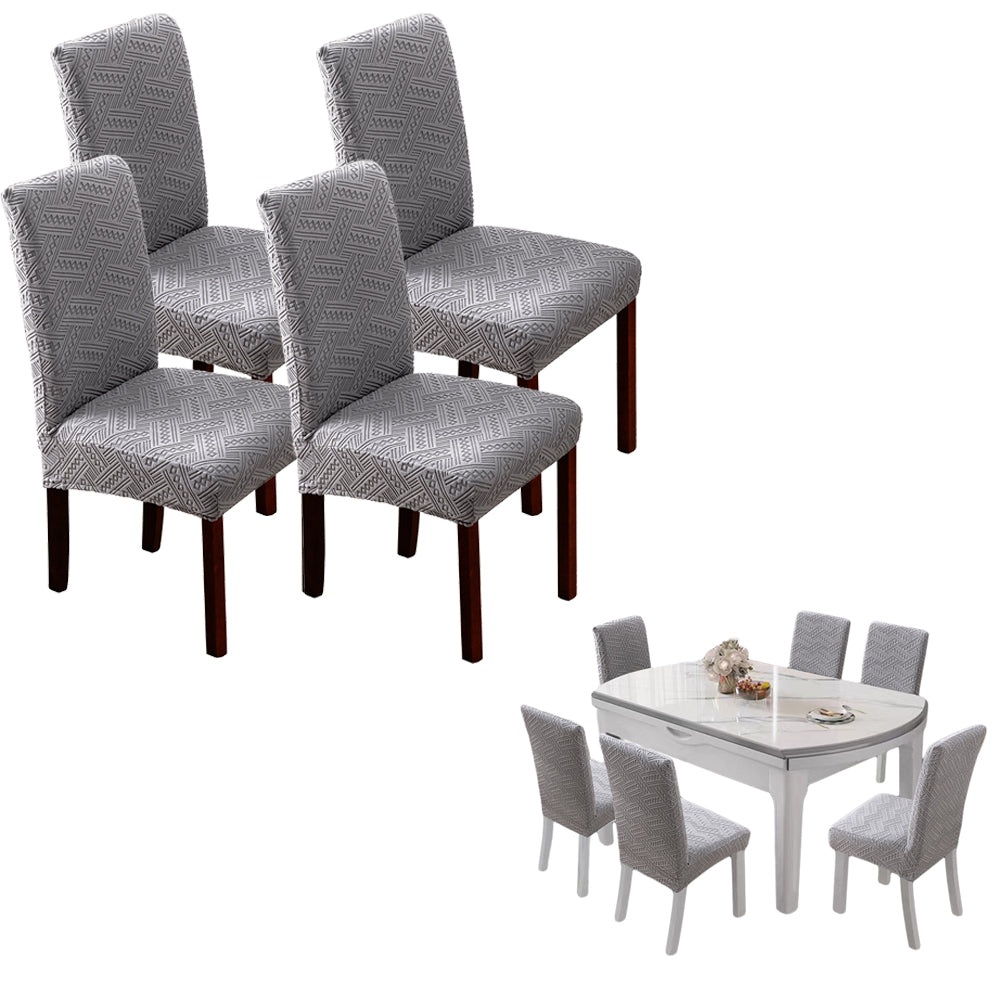 4Pcs Stretch Dining Chair Cover Chair Slipcover Dining Chair Protector