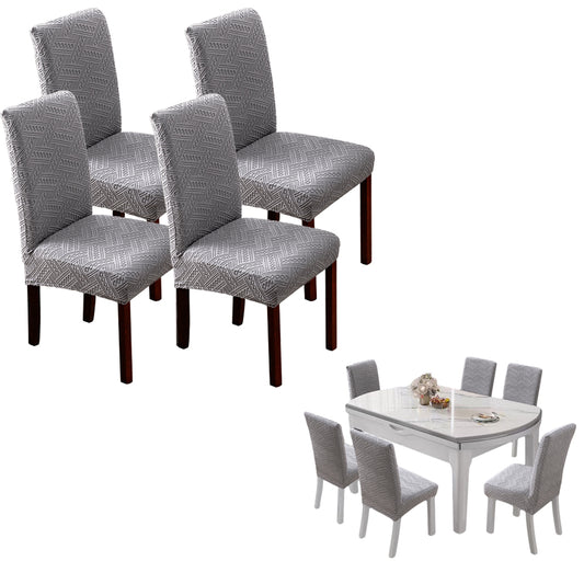 4Pcs Stretch Dining Chair Cover Chair Slipcover Dining Chair Protector