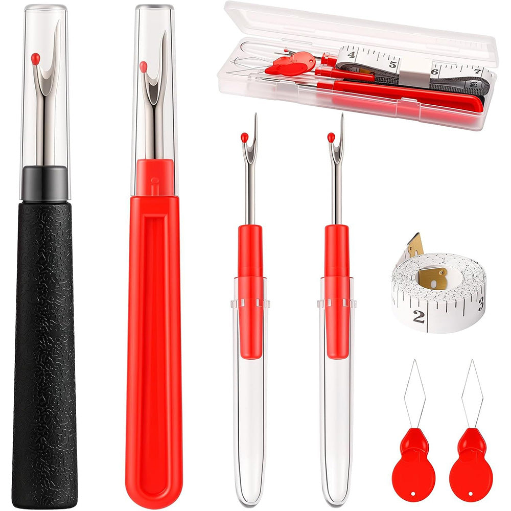 Sewing Seam Ripper Tool with Storage Box Thread Removers for DIY Tailoring