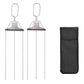 4Pcs 3-Way Stainless Steel Grilling Sticks for BBQ Kebab