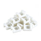 500 PCS Cable Tie Base Nylon Saddle Mount for Wire Management-White