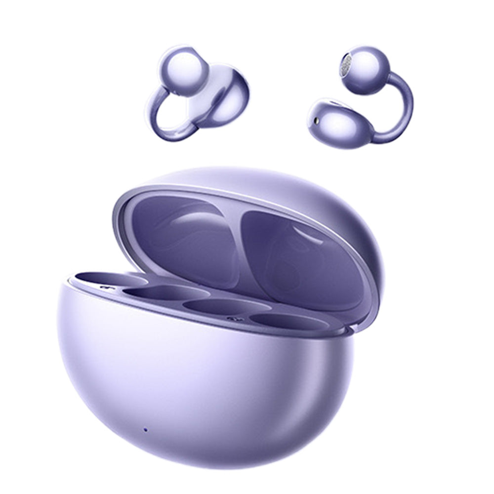 Clip-On Open Ear Bluetooth 5.4 Earbuds with C-Shaped Bridge and IPX4 Waterproof