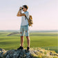 2Pcs Compact 10X25 Binoculars Night Vision Telescope for Outdoor Travel