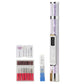 2 in 1 Cordless Electric Nail File Drill with Light Lamp 18 Bits 3 Speeds Mode for Women Men