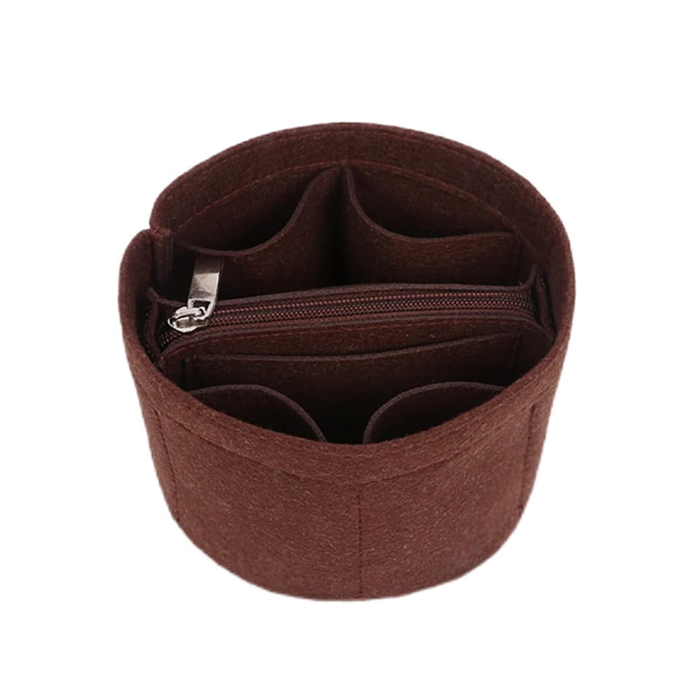 Felt Fabric Cylinder Partition Makeup Bag Felt Organizer Insert