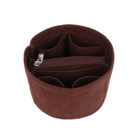 Felt Fabric Cylinder Partition Makeup Bag Felt Organizer Insert