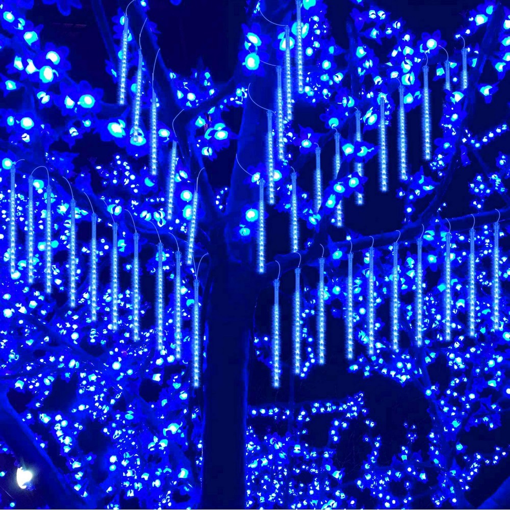 8 Tube 288 LEDs Solar Powered Christmas Meteor Shower Lights