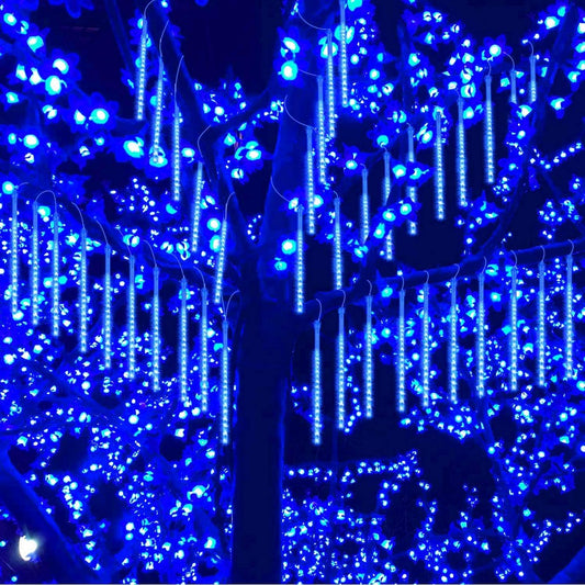 8 Tube 288 LEDs Solar Powered Christmas Meteor Shower Lights