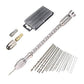 20 PCS Stainless Steel Precision Pin Vise Hand Drill Set Manual Pin Vise Set for Model Craft DIY