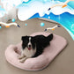 Pet Cooling Mat Memory Foam Cooling Fabric Dog Crate Bed with Pillow