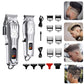 2Pcs LCD Display Cordless Hair Trimmers Set for Men