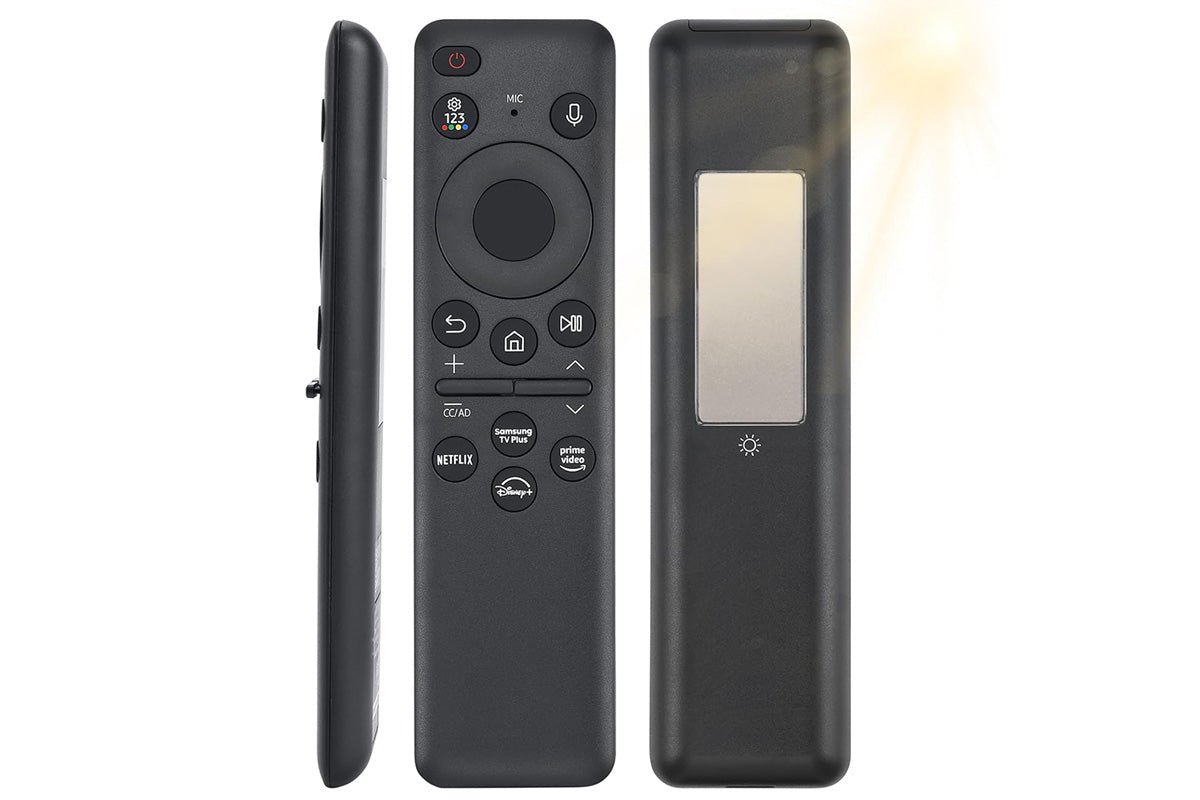 Solar Voice Remote Control for Samsung Smart TVs 8K Crystal UHD Series
