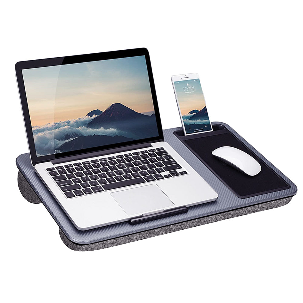 Laptop Lap Desks for Adults Portable Laptop Desk with Mouse Pad and Phone Holder