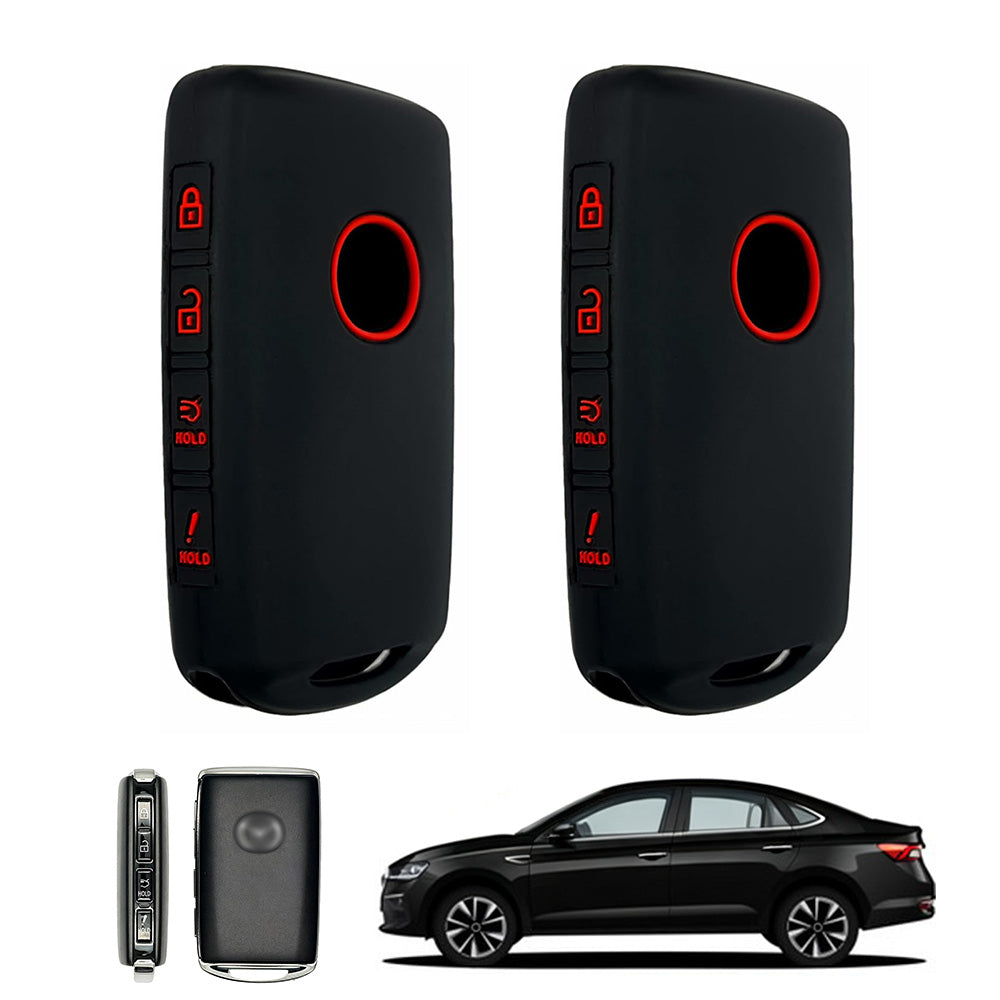 2 PCS Light Silicone Car Key Cover Cases Compatible with Mazda CX-3 CX-4 CX-5 CX-30