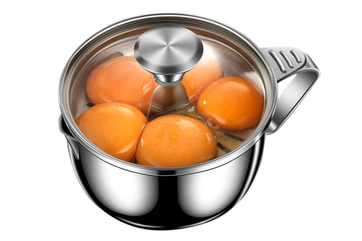 304 Stainless Steel Egg Separator with Glass Lid