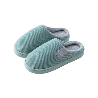 Unisex Winter Slipper Warm Plush Lined Anti-Slip Home Indoor Slippers