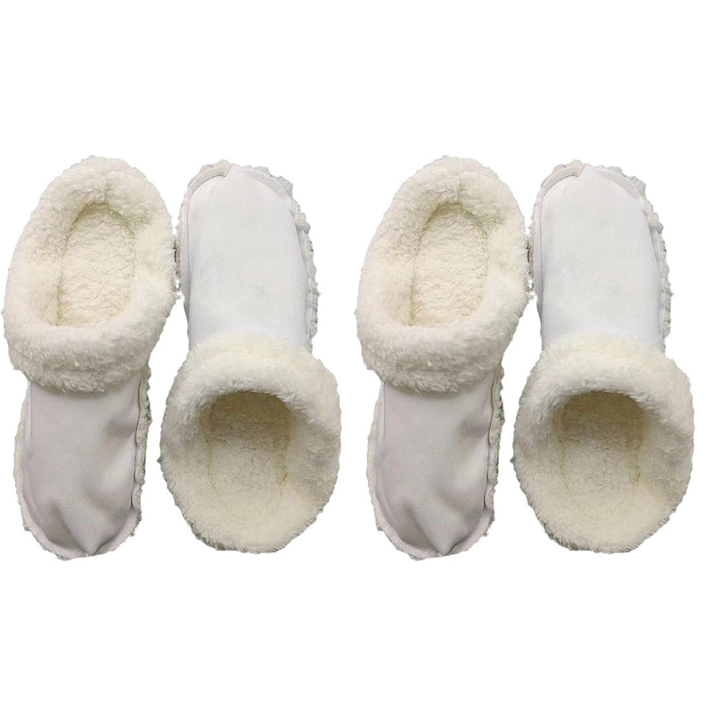 2Pcs Winter Fleeced Liner Insoles for Slipper