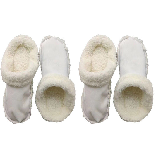 2Pcs Winter Fleeced Liner Insoles for Slipper
