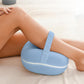 Knee Support Pillow with Ice Silk Cover and Elastic Strap for Side Sleepers
