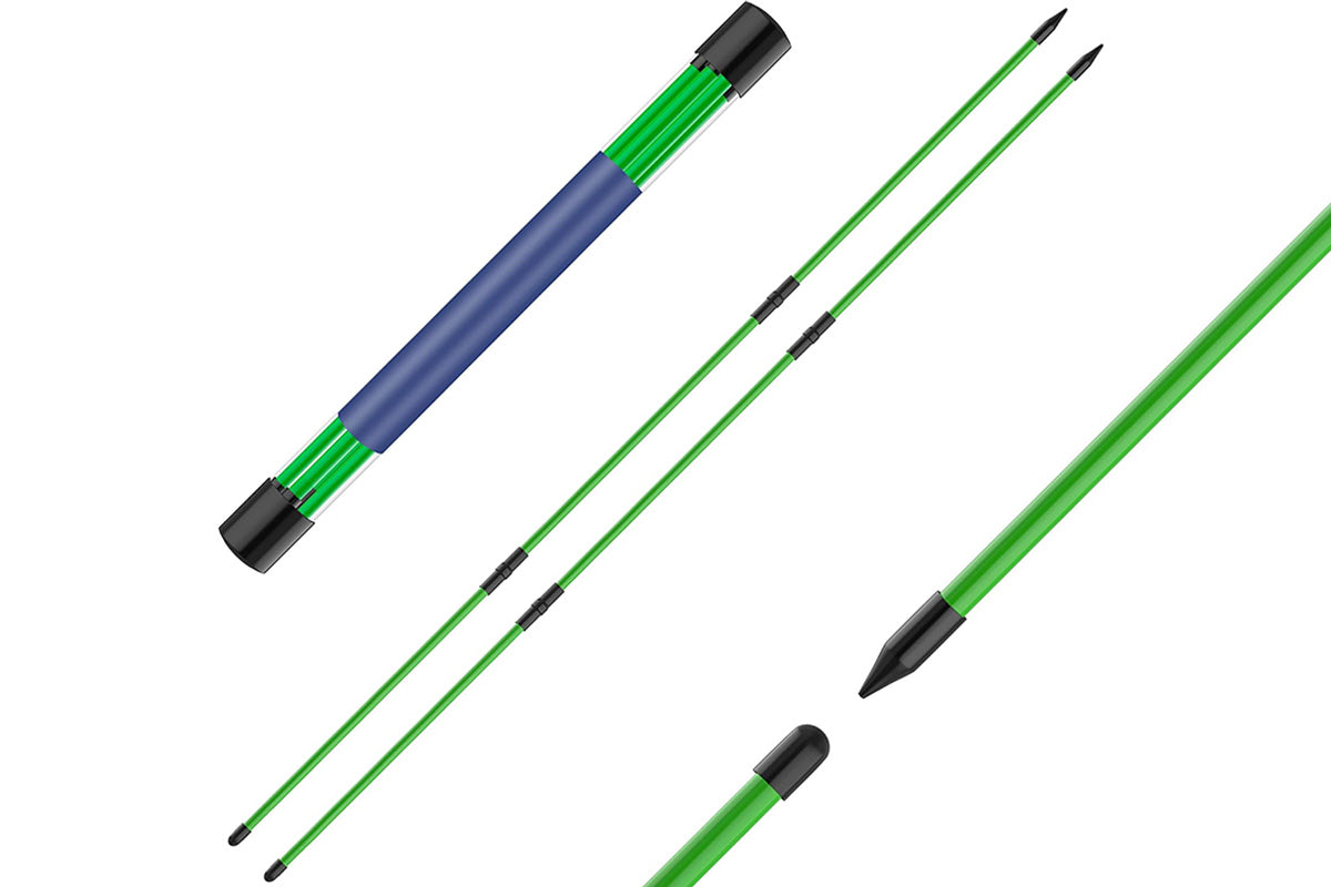 3-Section Golf Alignment Stick Foldable Swing Training Aid