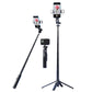 Selfie Stick Tripod with Wireless Remote for Phone Dual Fill Light Bluetooth