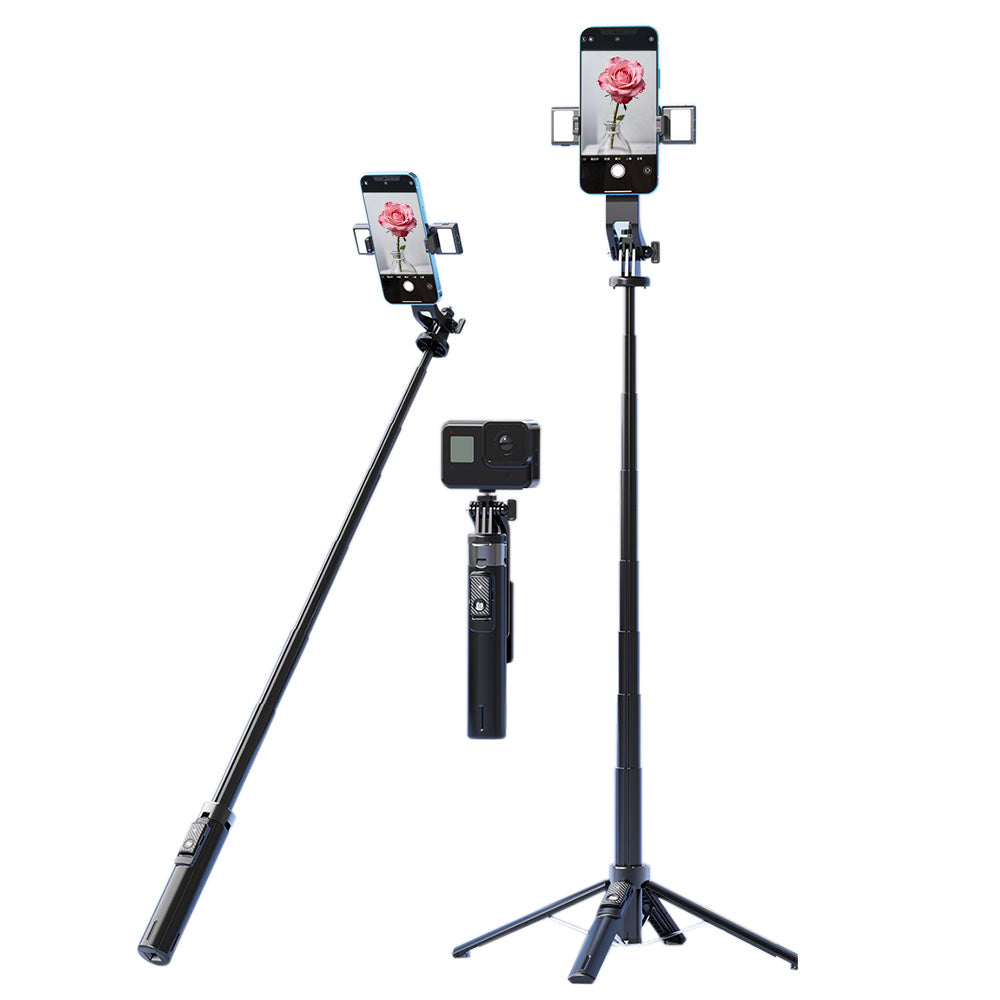 Selfie Stick Tripod with Wireless Remote for Phone Dual Fill Light Bluetooth