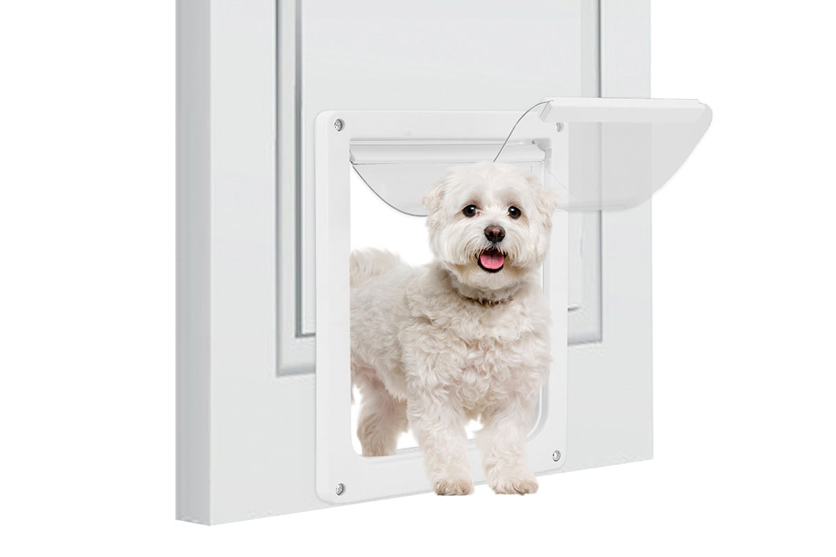 Pet Door for Cats and Dogs with Locking Panel