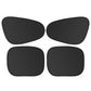 4Pcs Car Window Sun Shades Side and Rear UV Protection Covers