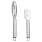 2Pcs Stainless Steel Fish Scaler Brush Scale Scraper Skin Remover Kitchen Seafood Clean Tool
