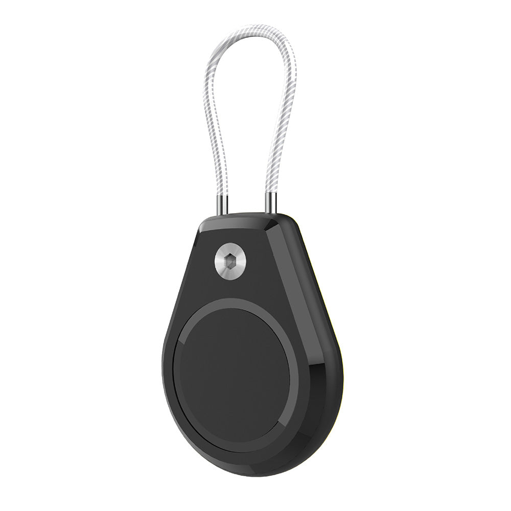 Lock Tracker Case with Steel Cable Hard Shell Protector for AirTag Keychain Luggage