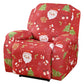 Christmas Recliner Chair Cover Sofa Slipcover with Side Pocket