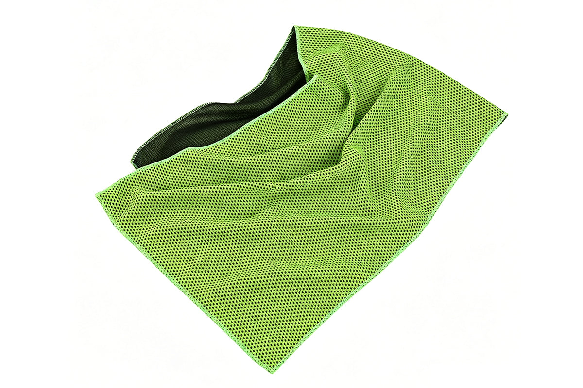 4pcs 100x30cm Reusable Cooling Towels with Storage Bag Carabiner