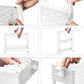 3 Tier Kitchen Bathroom Slim Rolling Trolley Storage Shelf