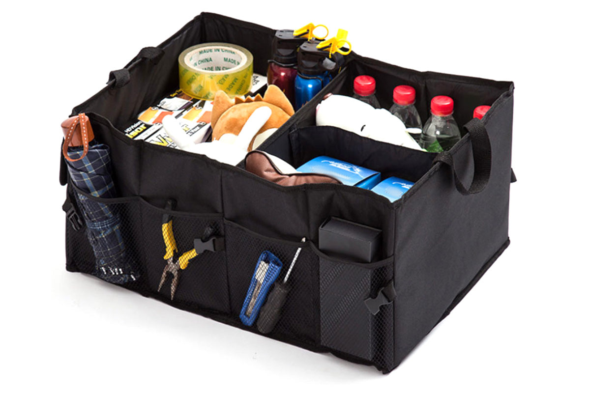 Car Trunk Organizer Collapsible Multi-Compartment Car Boot Organizer For Car Tool