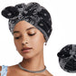 Satin Lined Beanies Polyester Sleeping Cap Styling Care Bonnet Wrap For Women