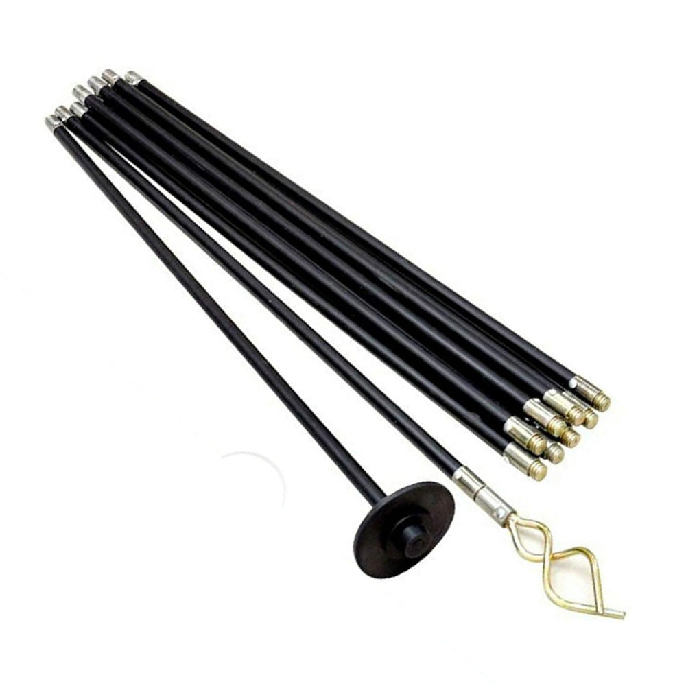 12 Pieces Flexible Chimney Brush Set Drain Cleaner Rods for Pipe Dryer Vent Cleaning
