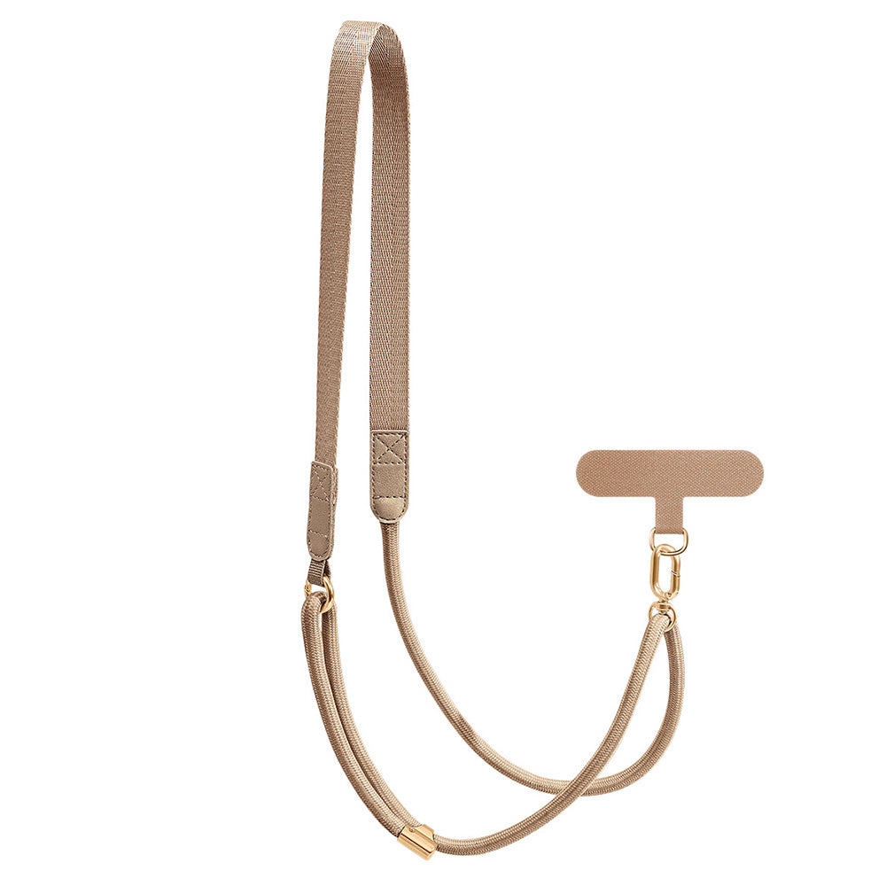 Adjustable Phone Lanyard Crossbody Strap Round Flat Braided for Women Men