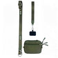 2-in-1 Phone Crossbody Strap Clear Window Card Wallet Pouch Travel Adjustable Shoulder Strap Bag